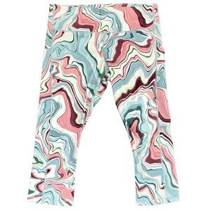 Athleta Ultimate Stash Pocket Printed Capri Leggings XL